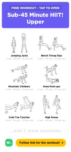 an exercise poster with the instructions for how to do a full body workout in 4 minutes