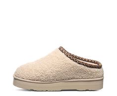 Bearpaw Snuggle Martis Women's Slipper - Natural Plush inside and out, the Snuggle Martis Slipper from Bearpaw is perfect for travel. Walk comfortably on the EVA midsole, while the webbing tape adds contrast from the faux fur upper and footbed. Cozy moves are even easier with the lightweight outsole. Faux fur upper  Slip-On  Webbing tape accent  Faux fur lining/footbed  Blown Rubber outsole Cute Uggs, Rack Room, Rack Room Shoes, Womens Slippers, Clogs, Faux Fur, Slippers, Walking, Slip On