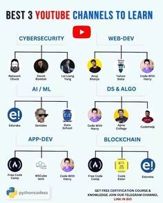 the best 3 youtube channels to learn in 2013 infographical image below is an example for which one?