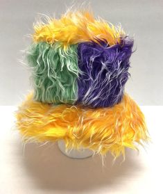 "Fuzzy Mardi Gras Hat" Jacobson Hats DESCRIPTION: "Fuzzy Mardi Gras Hat" Adult Costume Accessory Jacobson Hats Item # 2000MARD This adult size hat accessory is new in its original package. It is produced by Jacobson Hats. The item in the picture is the company's photo from the catalog. Email with any questions before purchasing as we DO NOT ALLOW RETURNS on costume accessories. Be sure to check out our other listings as we are always happy to combine shipping costs for purchases of multiple items.  SHIPPING & PAYMENT INFORMATION:   All items are shipped via US Postal Service within 5 business days of payment. We generally ship Monday through Friday and process all orders in the order payment is received. In a hurry? Items can be shipped within one business day if necessary - just let us kn Mardi Gras Hat, Mardi Gras Hats, Dress Up Halloween, Jester Hat, Mardi Gras Costumes, Fancy Dress Up, Us Postal Service, Adult Halloween Costumes, Up Halloween