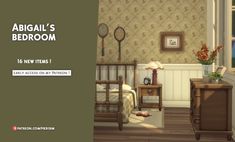 the bedroom is clean and ready to be used in the game, as well as other items