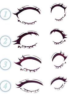 how to draw anime eyes step by step with pictures for beginners and advanced drawing