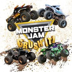 monster jam crush it is coming to the nintendo wii game console on march 1, 2013