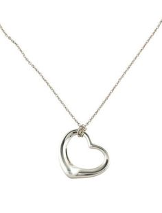 From the Elsa Peretti CollectionSterling Silver Elsa Peretti, Open Heart, Heart Pendant Necklace, Tiffany & Co., Heart Pendant, Jewelry Necklace Pendant, Jewelry Necklaces, Pendant Necklace, Pendant