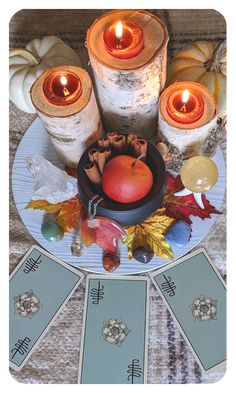 Autumn Altar & Mabon Spread — PRISM DIVINATION Autumn Altar, Mabon Decorations, Mabon Altar, Mabon Crafts, Mabon Celebration