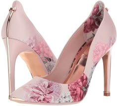 Hak Tinggi, High Heels Classy, Floral Heels, Awesome Shoes, Heels Classy, Blue Merle, Gorgeous Shoes, Fabulous Shoes, Crazy Shoes