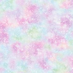 a pastel colored background with lots of small stars on the top and bottom half