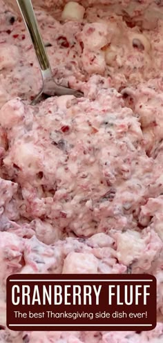 cranberry fluff is the best thanksgiving side dish ever it's so delicious and easy to make