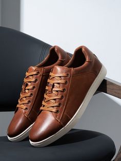 Rust Brown  Collar     Embellished   Men Shoes Men’s Casual Shoes, Mens Business Casual Shoes, Men's Accessories, Business Casual Shoes, Man Dressing Style, Monk Strap Shoes, Business Casual Dresses, Everyday Shoes, Desert Boots