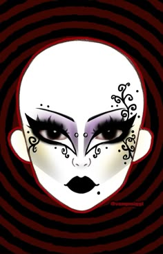 Trad Goth Makeup, Scene Makeup, Drag Make-up, Trad Goth