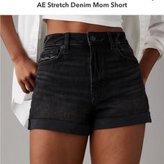 Brand New! With Tags! Summer Outfits Comfy, Black Cotton Shorts, Camp Outfits, Clothing Basics, Denim Mom Shorts, Outfits Comfy, Athletic Fit Jeans, California Trip, Jeans Clothes