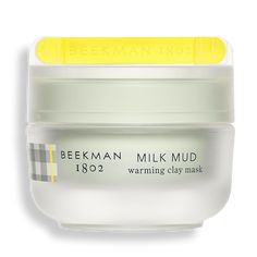 Milk Mud Warming Clay Mask Deep Clean Skin, Perfect Skin Tone, Open Pores, Beekman 1802, Tartaric Acid, Clear Pores, Exfoliating Scrub, Mud Mask, Skin Care Mask