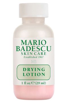 Main Image - Mario Badescu Drying Lotion for Travel Mario Badescu Acne, Mario Badescu Drying Lotion, Best Skin Care Brands, Drying Lotion, Pimples Under The Skin, Mario Badescu Skin Care, Josie Maran, Kevin Murphy, Acne Spots