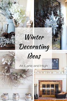 winter decorating ideas at lane and high