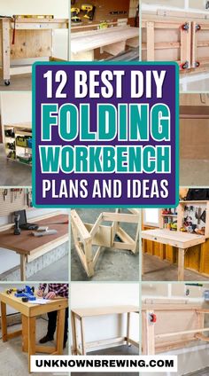 the top ten best diy folding workbench plans and ideas for woodworking