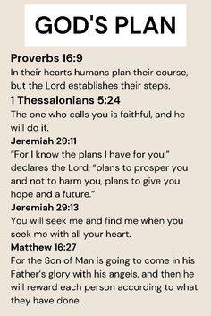 the bible's plan for god's plan is shown in black and white