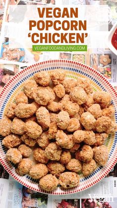 A bowl of Vegan Popcorn ‘Chicken’ Soy Chunk Recipes, Vegan Soya Chunk Recipes, Vegan Popcorn Chicken, Soya Nuggets Recipes, Soy Chunks Recipes Vegan, Soy Chunks Recipes, Supper Inspiration, Kfc Popcorn Chicken Recipe, Soy Chunks