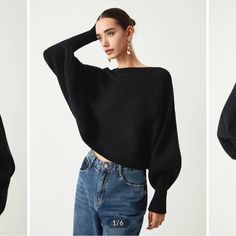 Slouchy Oversized Rib Crop Sweater 1 Composition: 100% Acrylic Design: Plain Style: Casual Thickness: Regular Material: Knit Occasion: Leisure Oversized Pullover Sweaters, Red Knit Sweater, Summer Sweater, Acrylic Design, Slouchy Sweater, Sweater Trends, Summer Sweaters, Plain Style, Crop Sweater