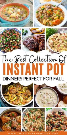 the best collection of instant pot dinners perfect for fall