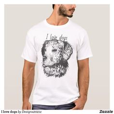 Dog Sketch, Friends Tshirt, Dog Drawing, Mans Best Friend, Dog Tshirt, Dog Design, Front Design, Polo Shirts, I Love Dogs