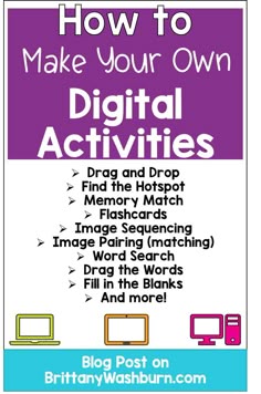 how to make your own digital activities