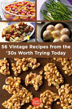 the cover of an article about vintage recipes from the'30s worth trying today