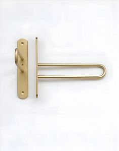 an image of a door handle on a white background with space for the letter o