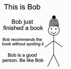 this is bob's first book to be finished in the same font as his name