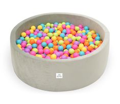 "Giant Ball Pit - Our deluxe ball pit bundle features a soft memory foam ball pit with 16\" height, 45\" outer diameter, 37\" outer diameter, and 2\" wall thickness for ultimate support. 100% BioDegradable - The only Little Ball Pit on the market to not only include 600 beautiful, matte finish balls but we created long term bio-degradable balls that are 100% recyclable. Soft, Sturdy, and Fun - Designed with durable walls that won't cave in, our foam ball pit for kids will hold up for even the mi Foam Ball Pit, Kids Ball Pit, Soft Play Equipment, Smart Toys, Cave In, Soft Play, Play Equipment, Indoor Playground, Ball Pit