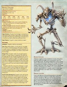 a page with an image of a skeleton character