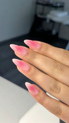 Paznokcie Hello Kitty, Beachy Nails, Nagel Tips, Simple Gel Nails, Summery Nails, Girly Acrylic Nails, Makijaż Smokey Eye, Cute Summer Nails