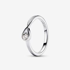 Pandora Brilliance Lab-created 0.15 ct tw Diamond Ring Lab Created Diamond Rings, Declaration Of Love, Vs2 Diamond, Ring Hand, Vs Diamond, New Classic, Brilliant Diamond, Lab Created Diamonds, Diamond Stone