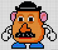 a pixellated image of a man with headphones and an expression on his face