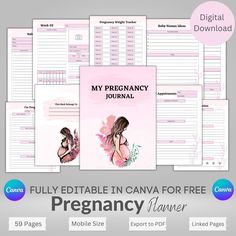 the printable planner for pregnant women