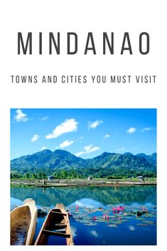 the cover of mindanoo towns and cities you must visit