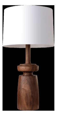 Lathe Turned Walnut Table Lamp by Michael Rozell | Chairish Turned Wood Lamp, Mission Style Decorating, Outdoor Lighting Ideas, Japanese Woodworking, Wood Details, Wood Floor Lamp, Walnut Table, Turned Wood, Wood Lathe