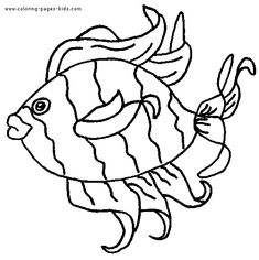 a drawing of a fish with long hair