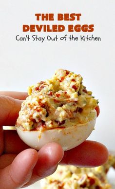 the best deviled eggs can't stay out of the kitchen