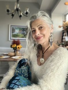 Elven Beauty, Senior Style, Aging Beauty, Silver Foxes, Long Gray Hair, Natural Aging, Grey Hair Color, Ageless Beauty