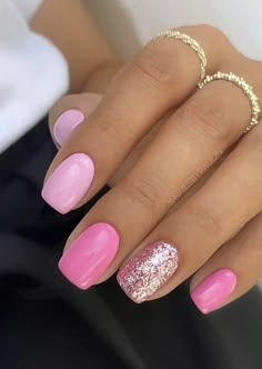 Diy Nails At Home Nailart, Easy Diy Nails At Home, Black Women Love, Nails Black Women, Easy Diy Nails, Diy Nails Easy, Pink Glitter Nails, February Nails