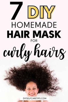 #hair #haircut #hairstyles #fashion #haircolor #hairgoals #hairdamage #badhairday #hairdiy #hairmaskforgrowth #hairmaskdiy #hairmasksforhairgrowth #haircareroutine #aesthetic #instagram #1 Hair Mask For Curly Hair, Mask For Curly Hair, Diy Hair Products Recipes, Curly Hair Mask, Banana Hair Mask, Egg For Hair