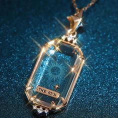 The Tarot Pendants Witchcraft Jewelry, Ethereal Jewelry, The Sun Tarot, Creative Necklace, Magical Accessories, Necklace Moon, Sun Necklace, Magical Jewelry, Moon Sun