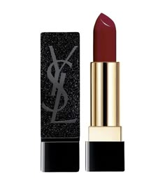 Yves Saint Laurent Lipstick, Ysl Lipstick, Ysl Beauty, Lipstick Case, Zoe Kravitz, Red Lipstick, Black Glitter