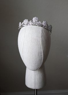 This statement-making bridal tiara designed to complement any romantic bridal ensemble | wedding inspo, wedding, wedding ideas, wedding hair, bridal hair styles, bridal hair accessories, bridal headpieces, headpieces for brides, bridal tiara, bridal crown, floral tiara, stylish bride, edgy bride, modern bride, bridal hair ideas, sparkly tiaras, sparkly wedding tiara, diamond tiara, maximalist wedding, glamorous wedding, women's jewelry and accessories, #bridaltiara #bridalstyle #weddinghair Strathmore Rose Tiara, Rose Tiara, Bridal Hair Ideas, Lady Elizabeth, Floral Tiara, The Queen Mother, Tiara Bridal, Beautiful Tiaras, Princess Madeleine