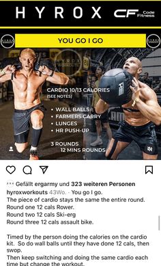 an ad for the hydrox crossfit program