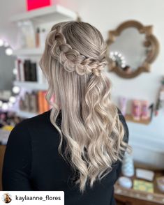 Prom Hairstyles Updos, Prom Hairstyle, Braided Prom Hair, Prom Hair Down, Hairstyle Tutorials