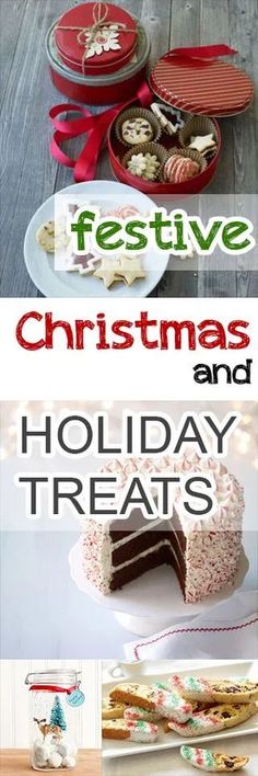 festive christmas and holiday treats