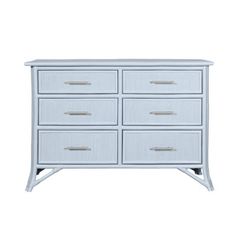 an image of a white dresser with drawers