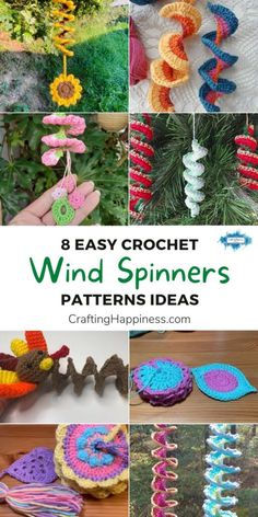 eight easy crochet wind spinners patterns