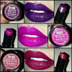 Purple Lipstick Makeup, Deep Purple Lipstick, Dark Purple Lipstick, Wet N Wild Lipstick, Human Hair Weaves, Blue Lipstick, Purple Lipstick, Brown Lipstick, Ombre Lips